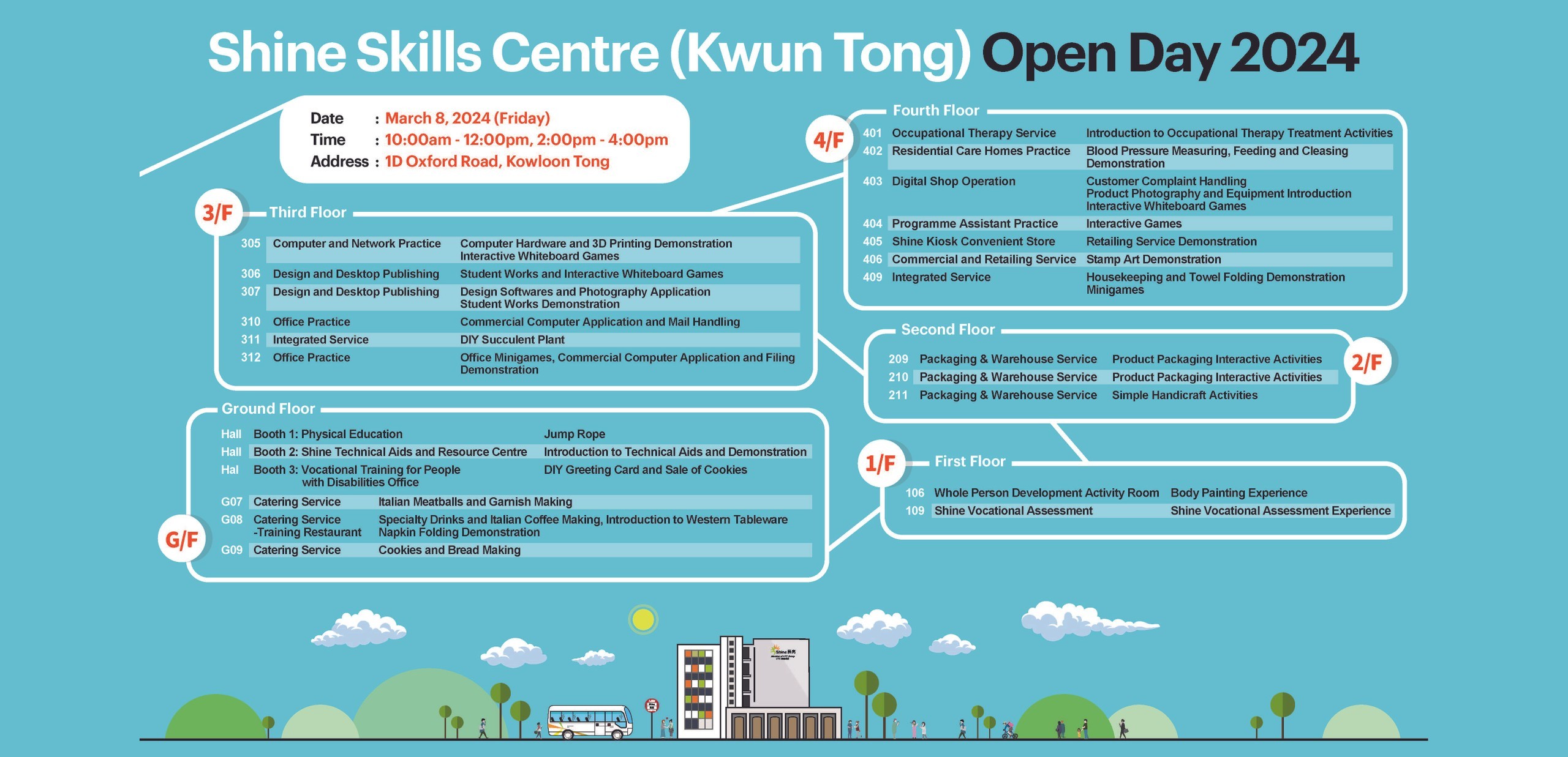 Poster of Shine Skills Centre (Kwun Tong) Open Day 2024 - 2