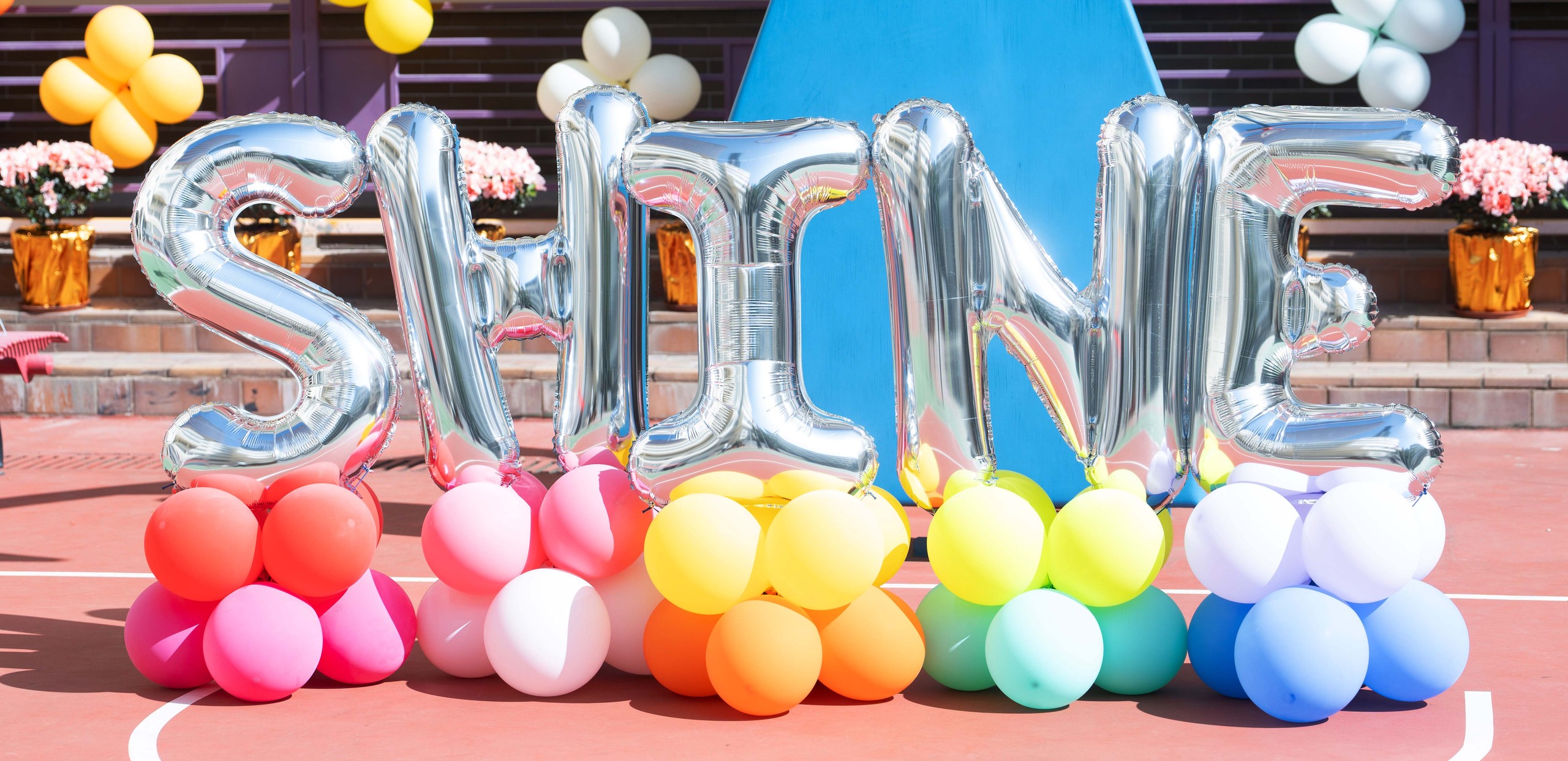 Balloon decorations for the Graduation Ceremony