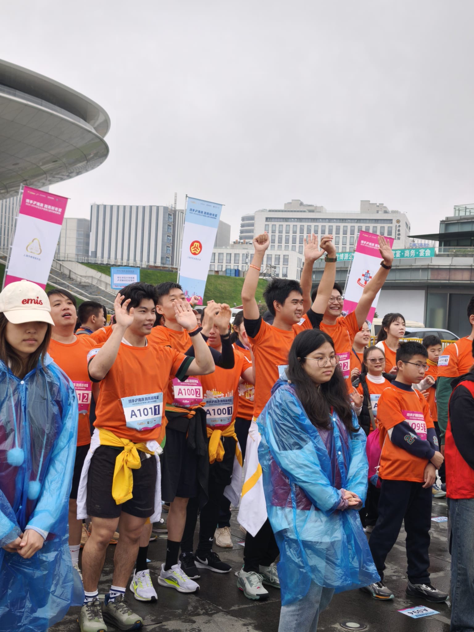 Shine’s teachers and students preparing for the Inclusive Health Run